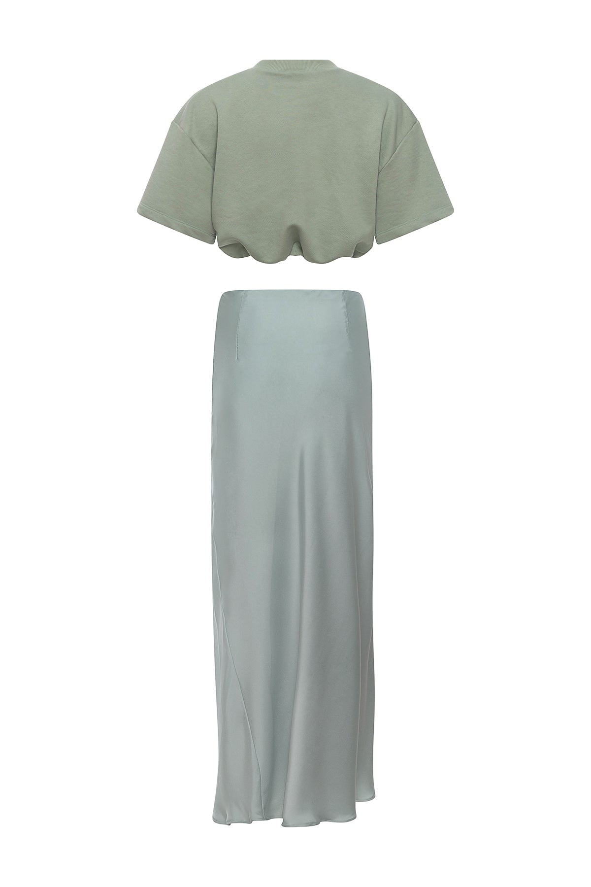 OLIVIA SATIN SKIRT