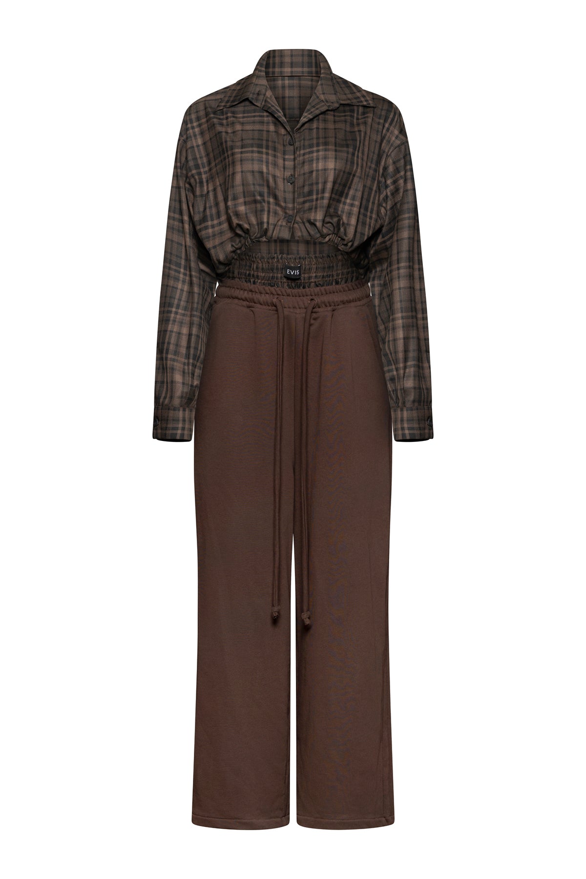 Plaid Cinch Pants