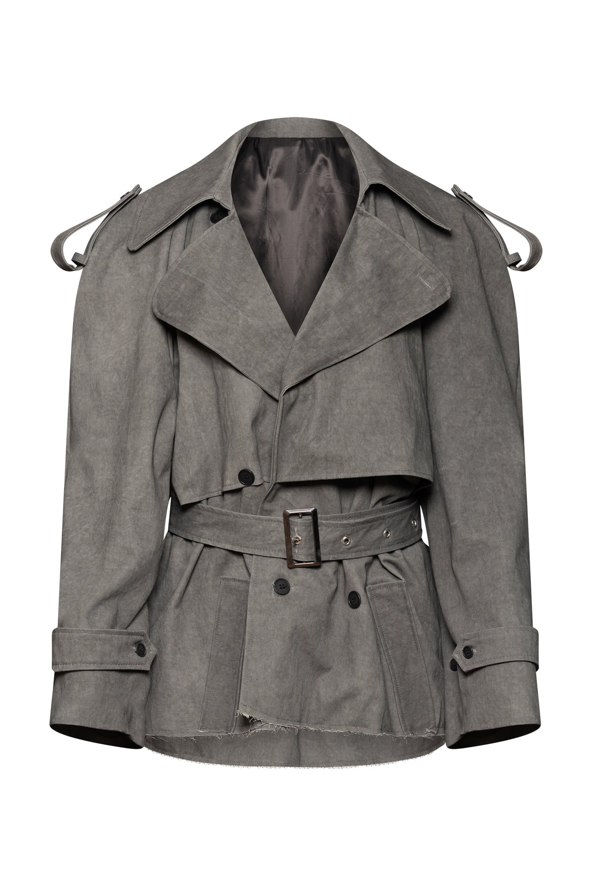 Jessy Trench In Grey