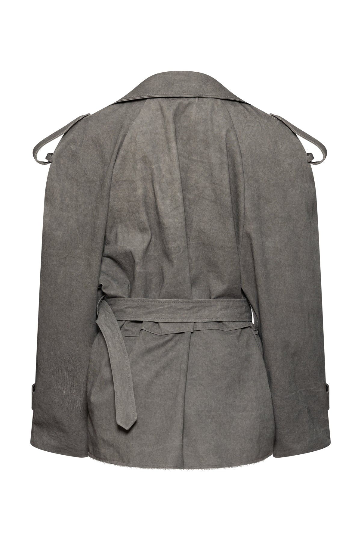 Jessy Trench In Grey