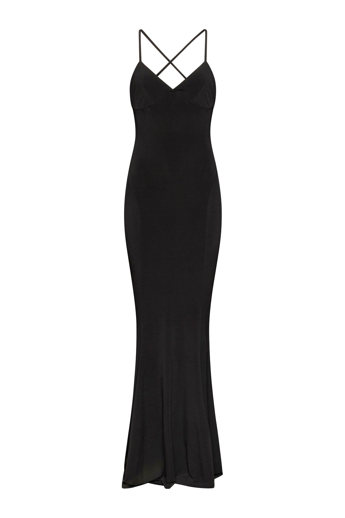 Flora Long Dress In Black