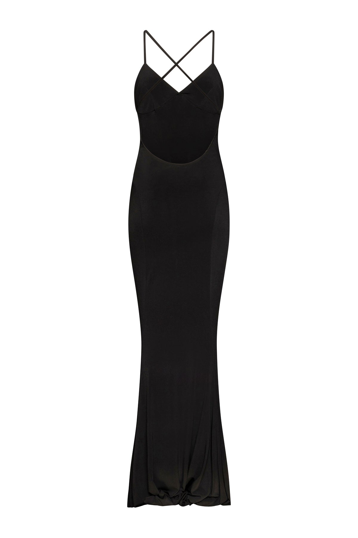 Flora Long Dress In Black