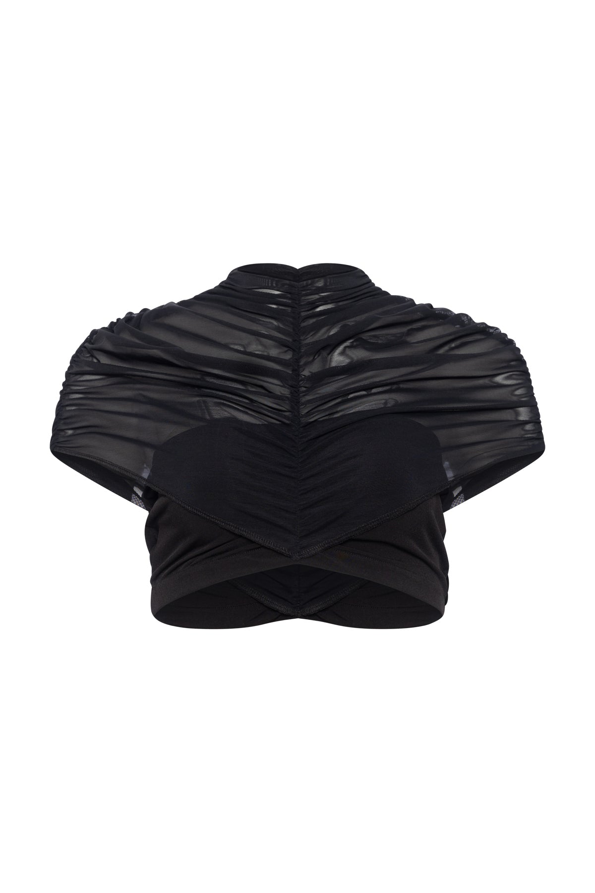 Top Mesh Touch In Black
