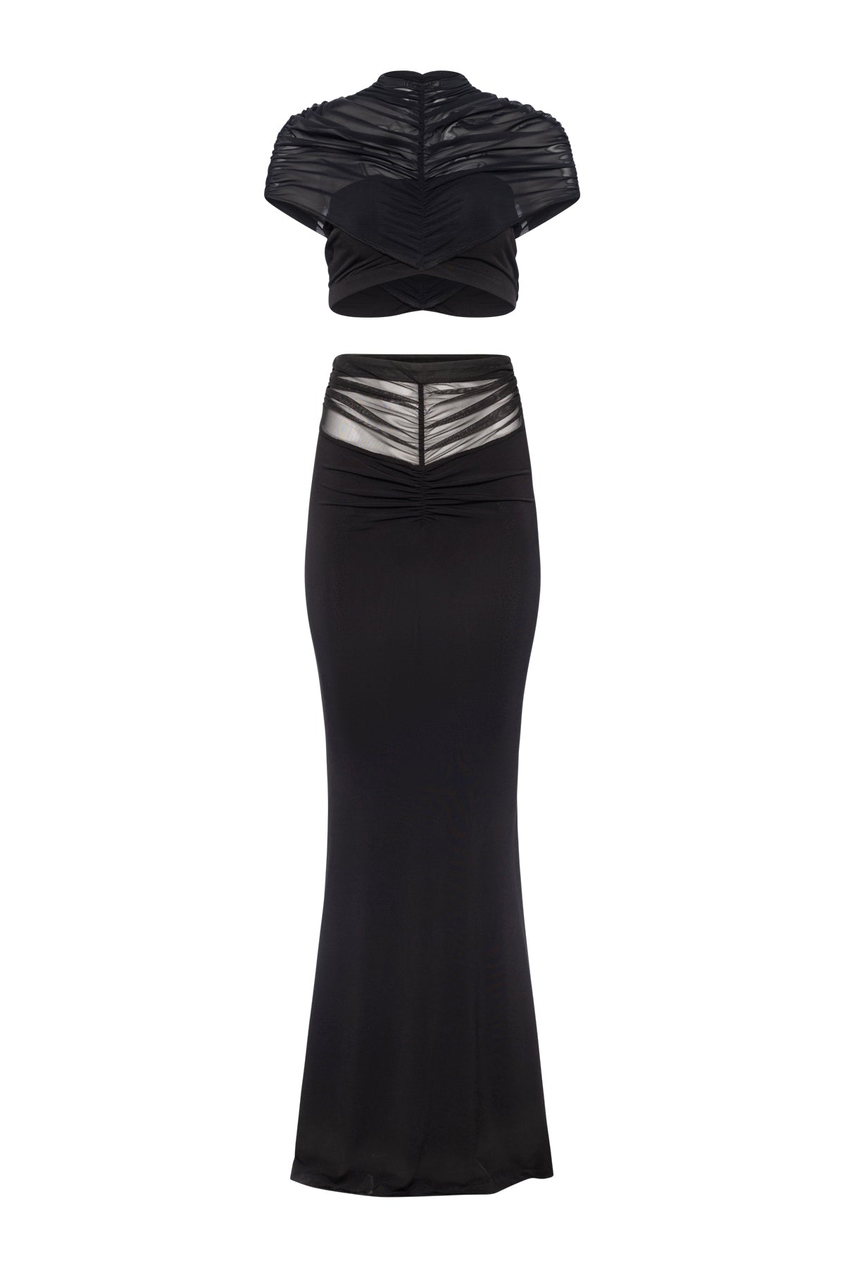 Top Mesh Touch In Black