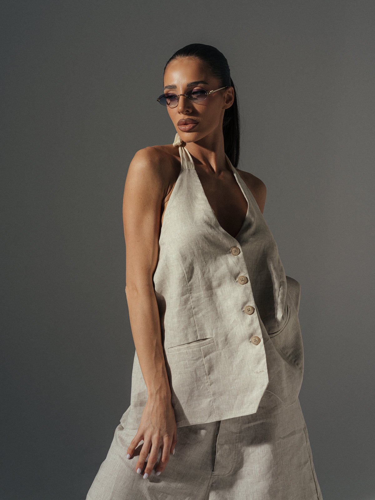 Liya Pants In Beige