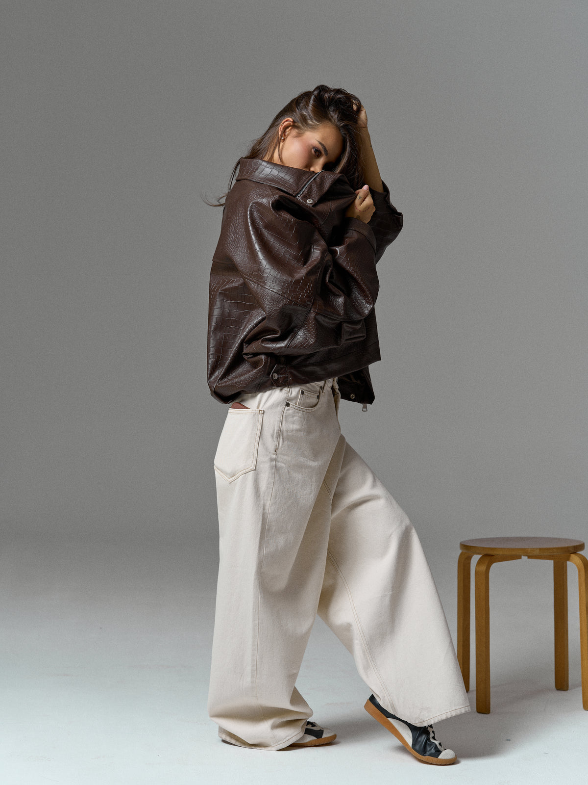 Maya Jeans In Ecru