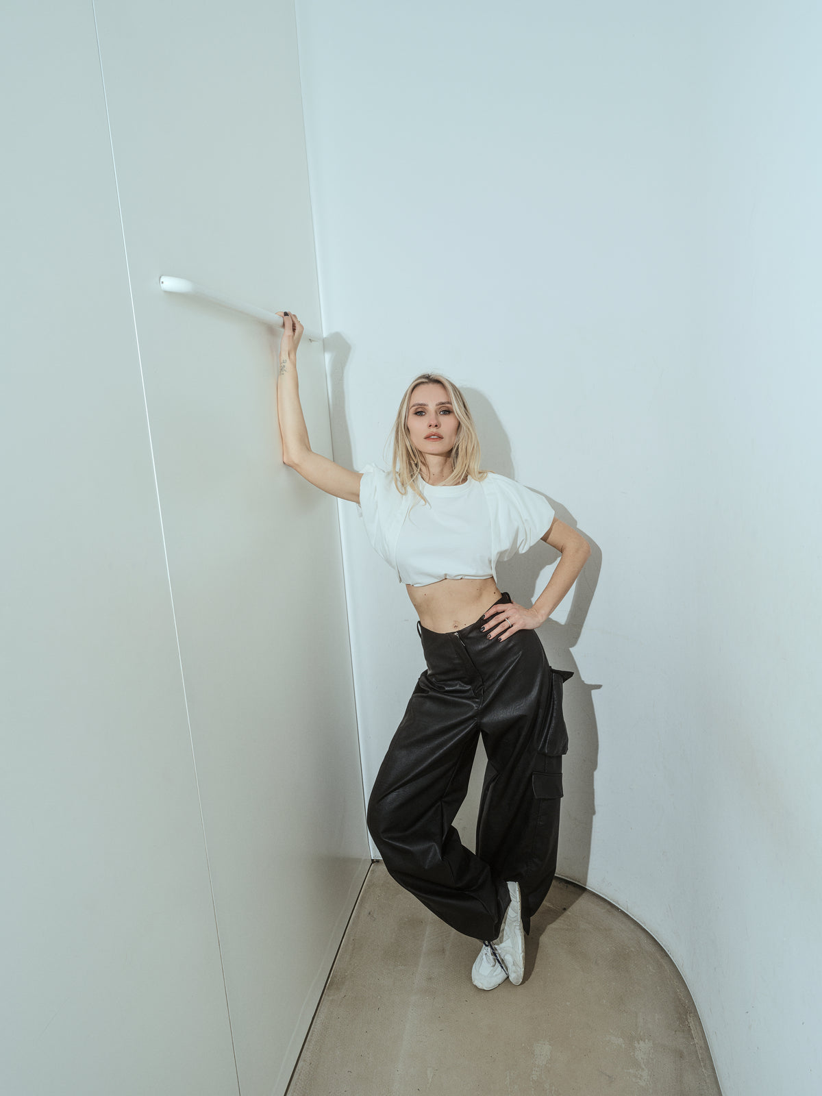 Emma Leather Pants In Black