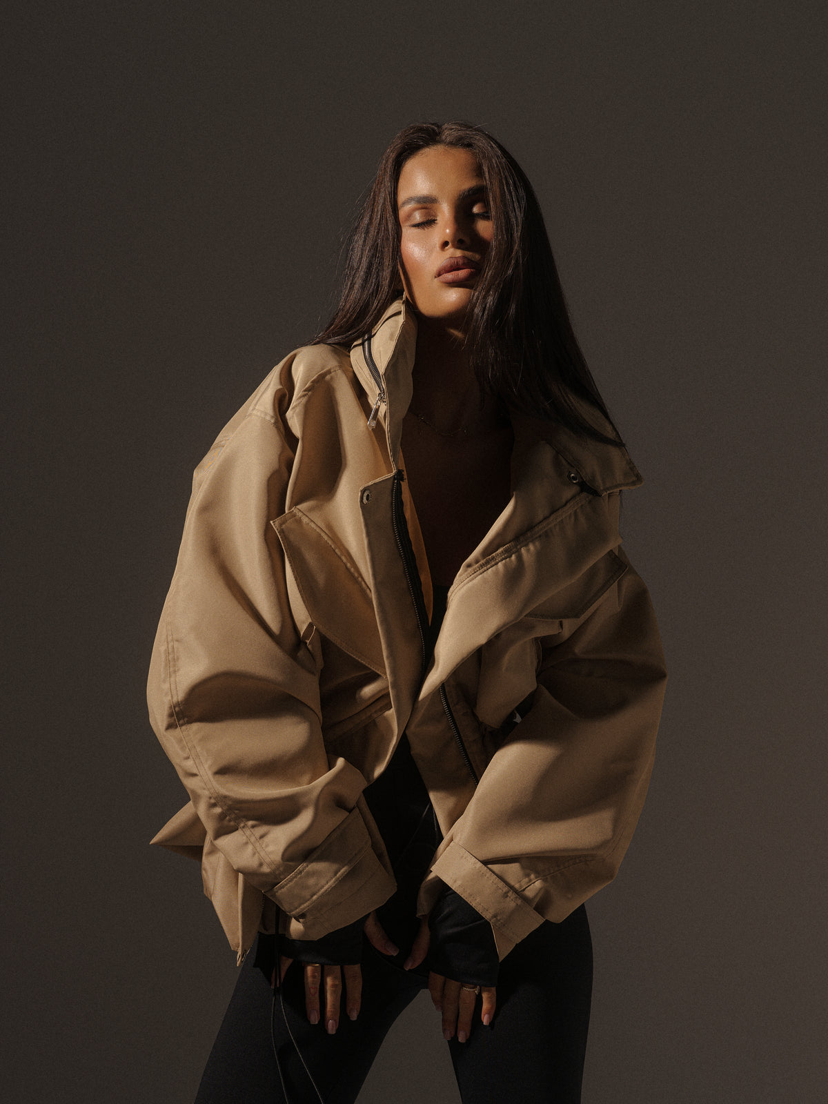 Liza Jacket In Beige