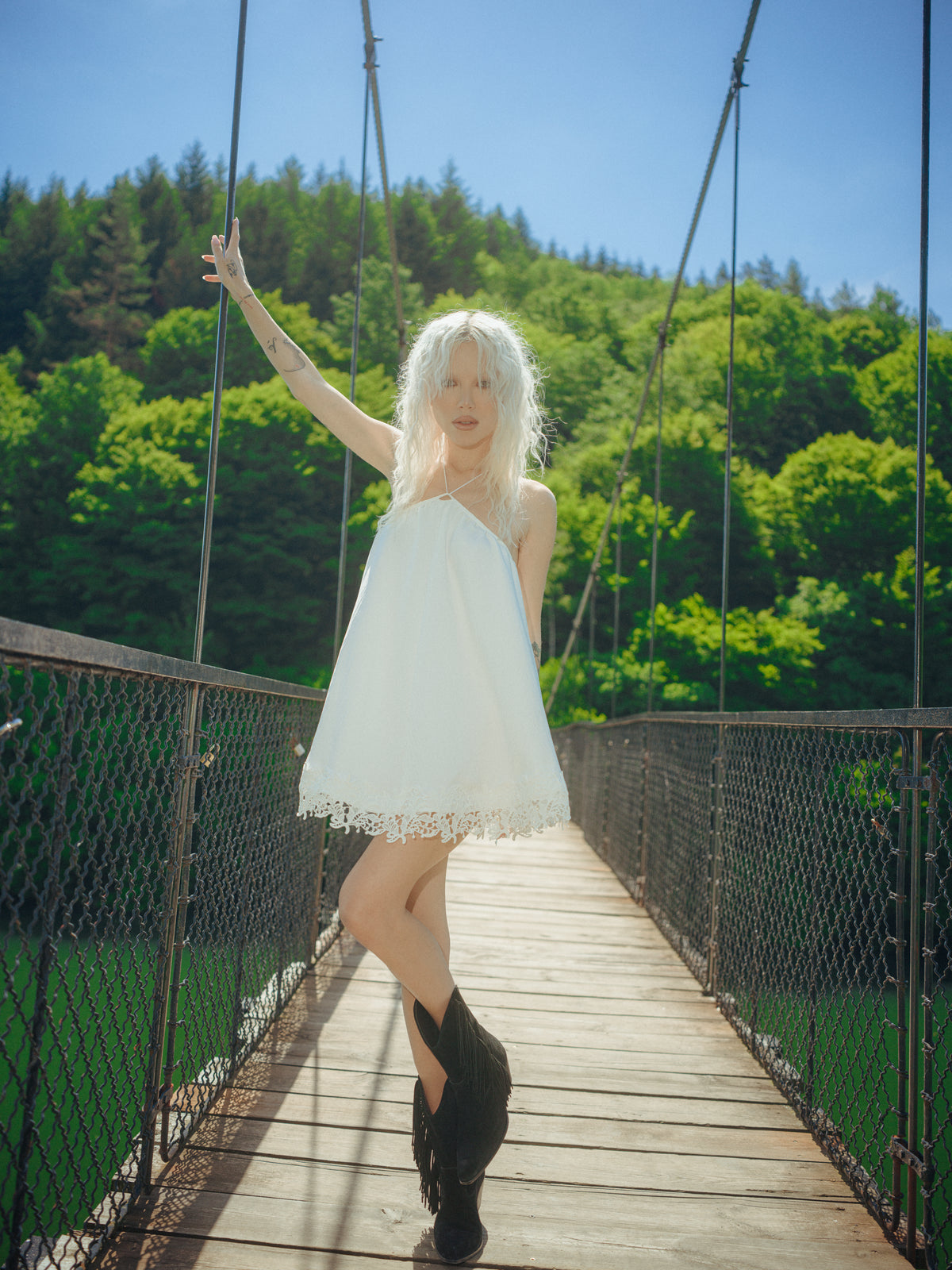 Dolly Dress In White