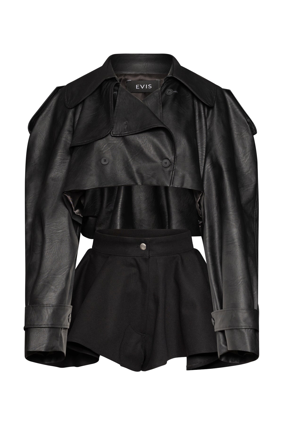 Vally Leather Trench