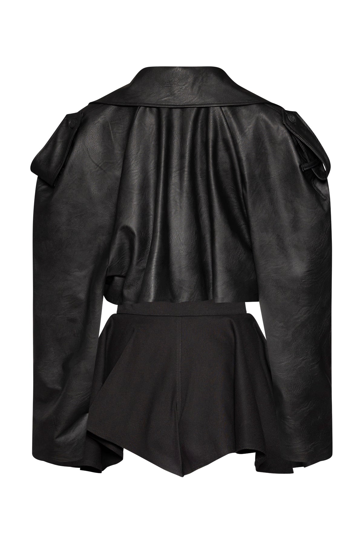 Vally Leather Trench
