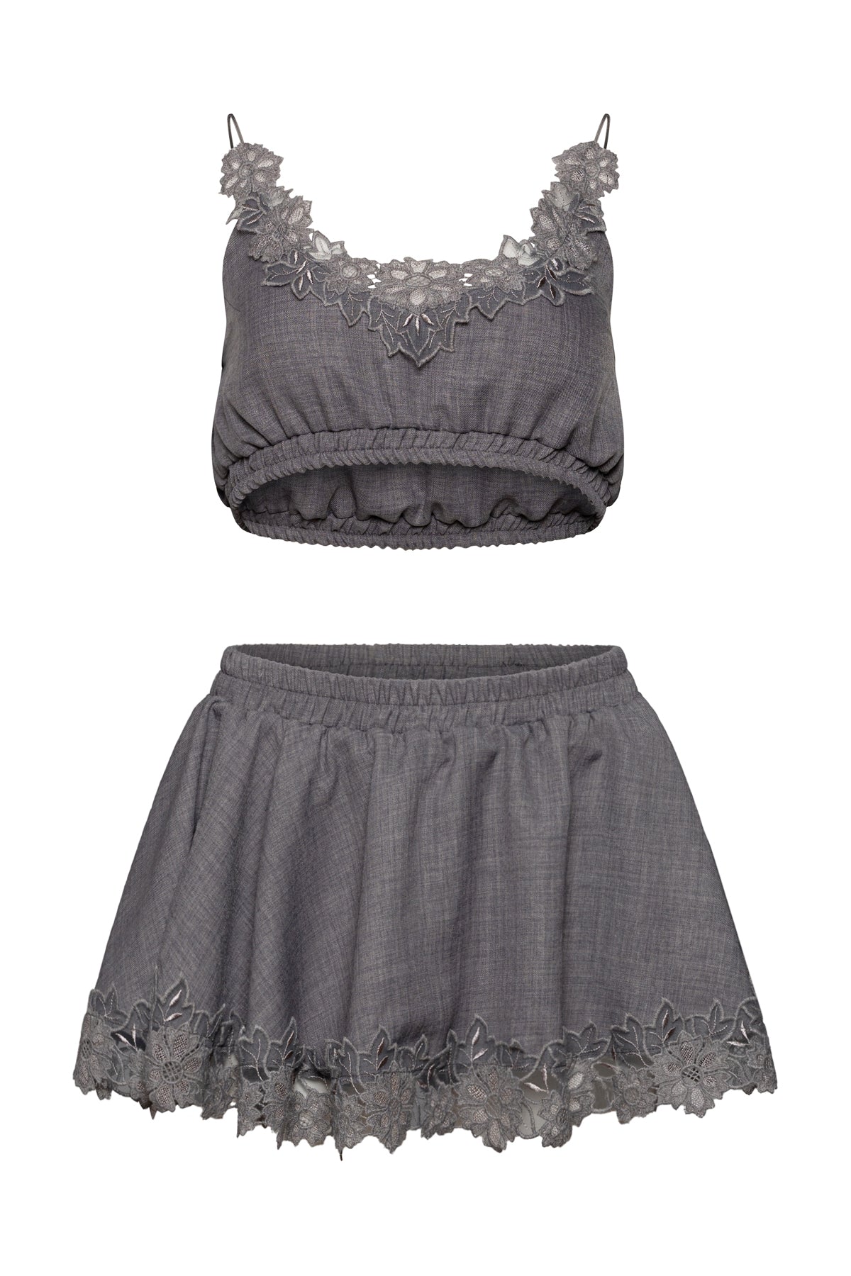 Shorts Romance In Grey