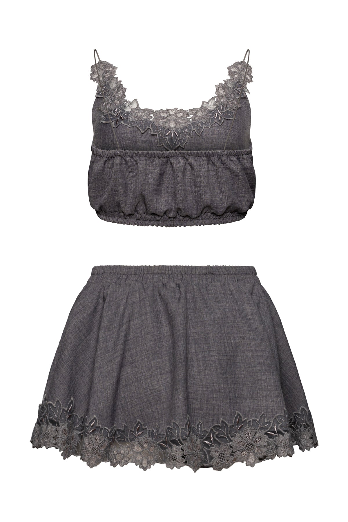 Shorts Romance In Grey
