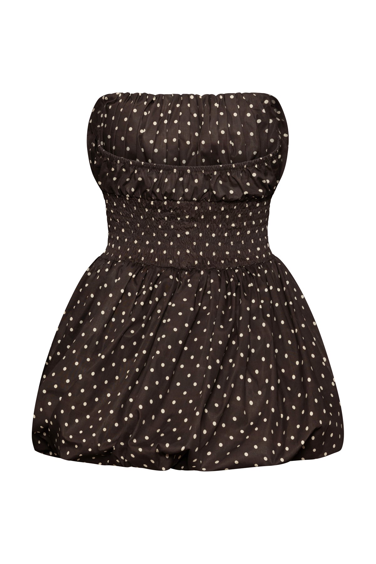 Mocha Muse Dress With Dots