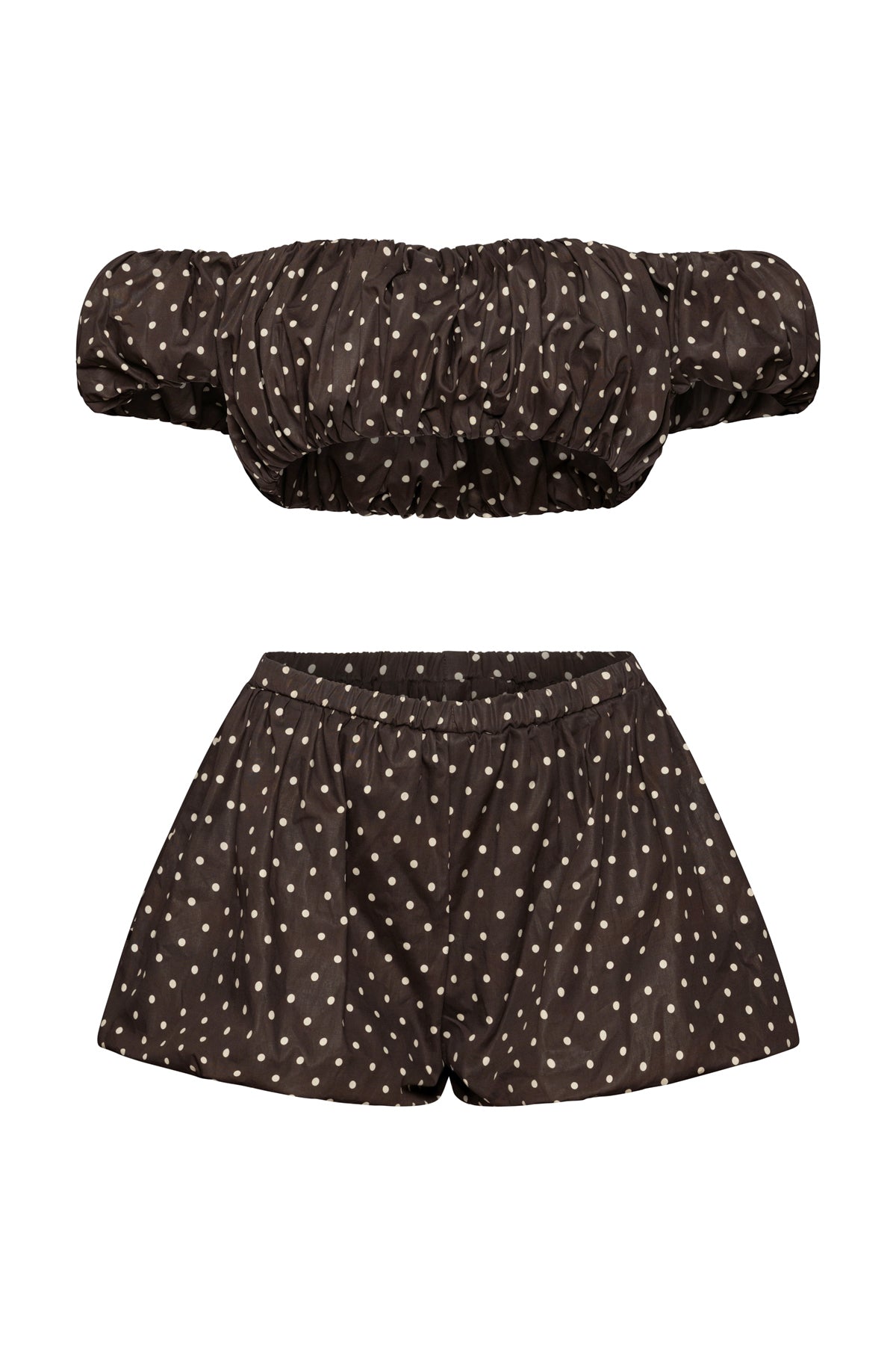 Mocha Muse Set With Dots