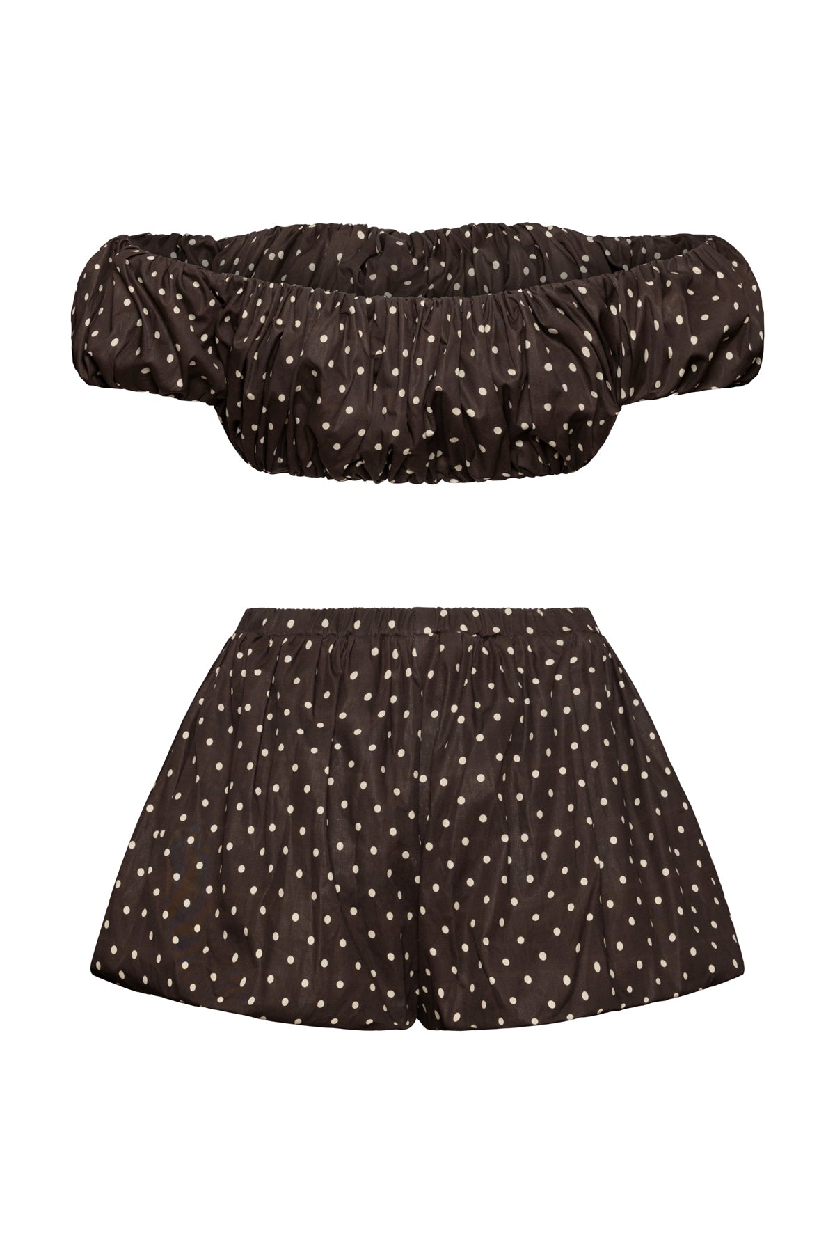 Mocha Muse Set With Dots