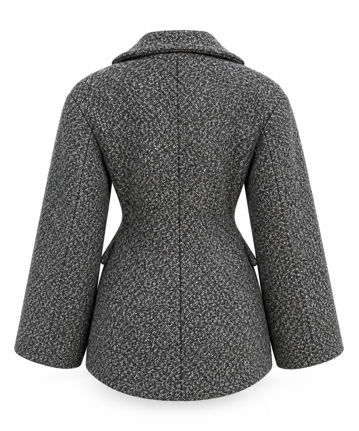 Rosie Wool Blazer In Grey