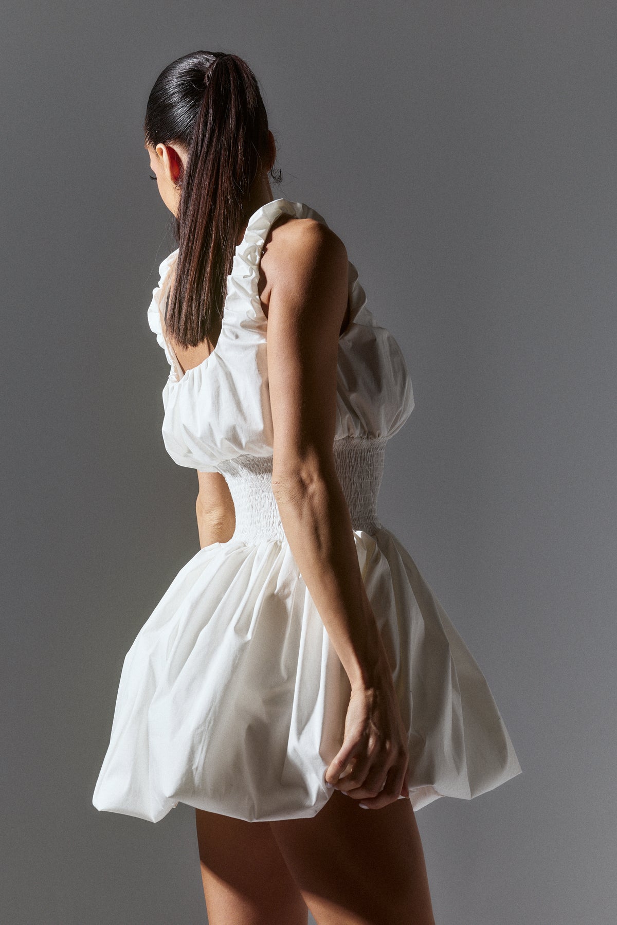 Liya Dress In White